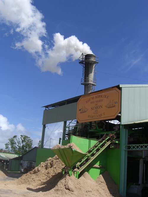 Sugar cane burning at clement small Sugar cane burning at clement small