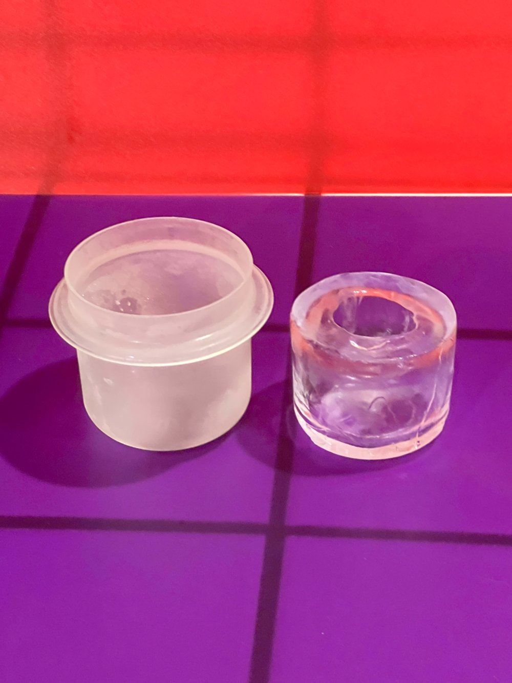 Hollowed out ice containers bowls shot glass_5 Hollowed out ice containers bowls shot glass_5